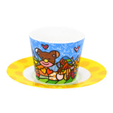 BRITTO® ESPRESSO COFFEE CUP & SAUCER PLATE - Best Friends