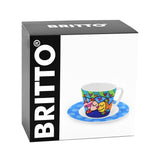 BRITTO® ESPRESSO COFFEE CUP & SAUCER PLATE - Deeply in Love