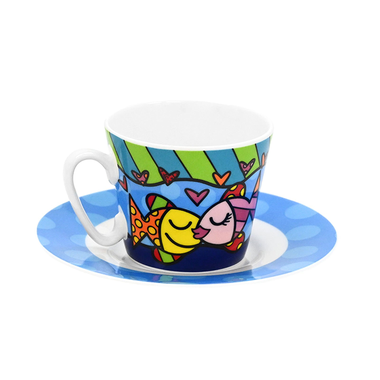 deeply in love britto espresso  artistic colorful design collectible