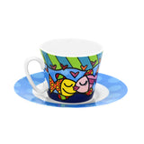 BRITTO® ESPRESSO COFFEE CUP & SAUCER PLATE - Deeply in Love