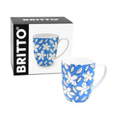 BRITTO® COFFEE MUG - Blue Flowers