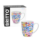 BRITTO® Coffee Mug - Brush Strokes