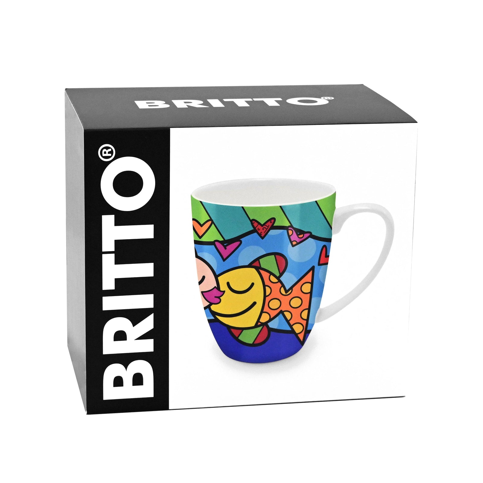 deeply in love britto coffee  artistic colorful design collectible
