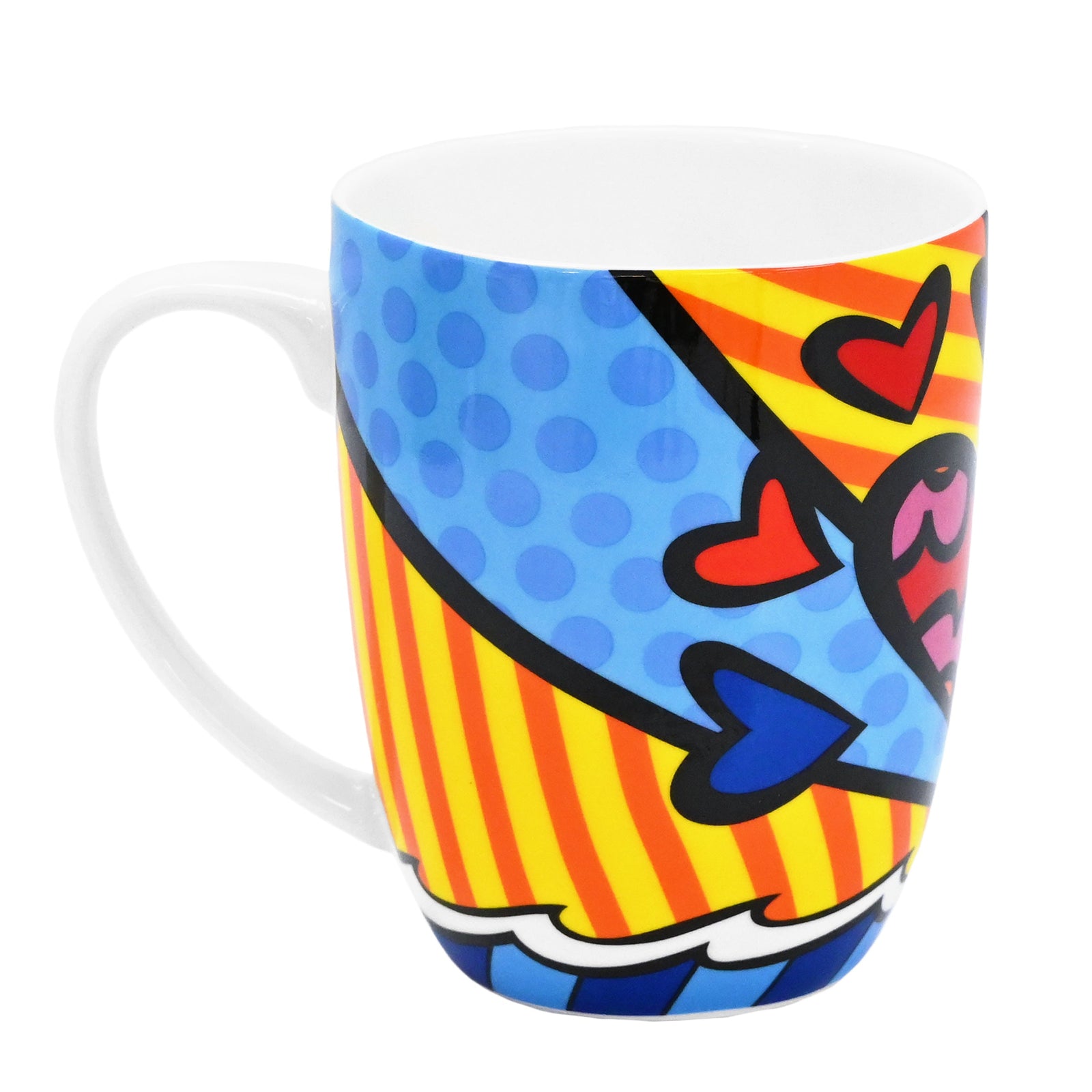 Romero Britto britto coffee mug new day  contemporary pop art piece