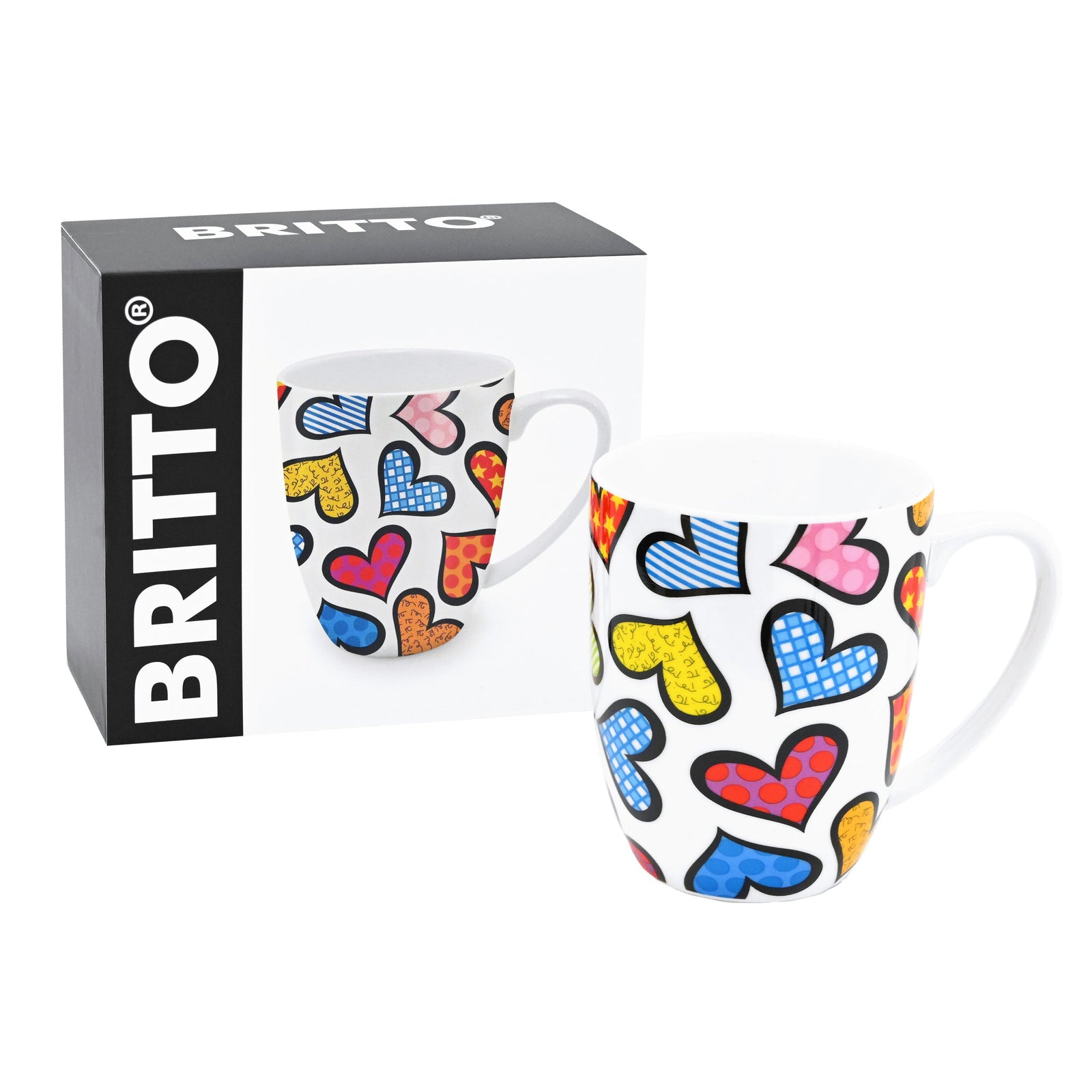 Hearts Britto Coffee Mug
