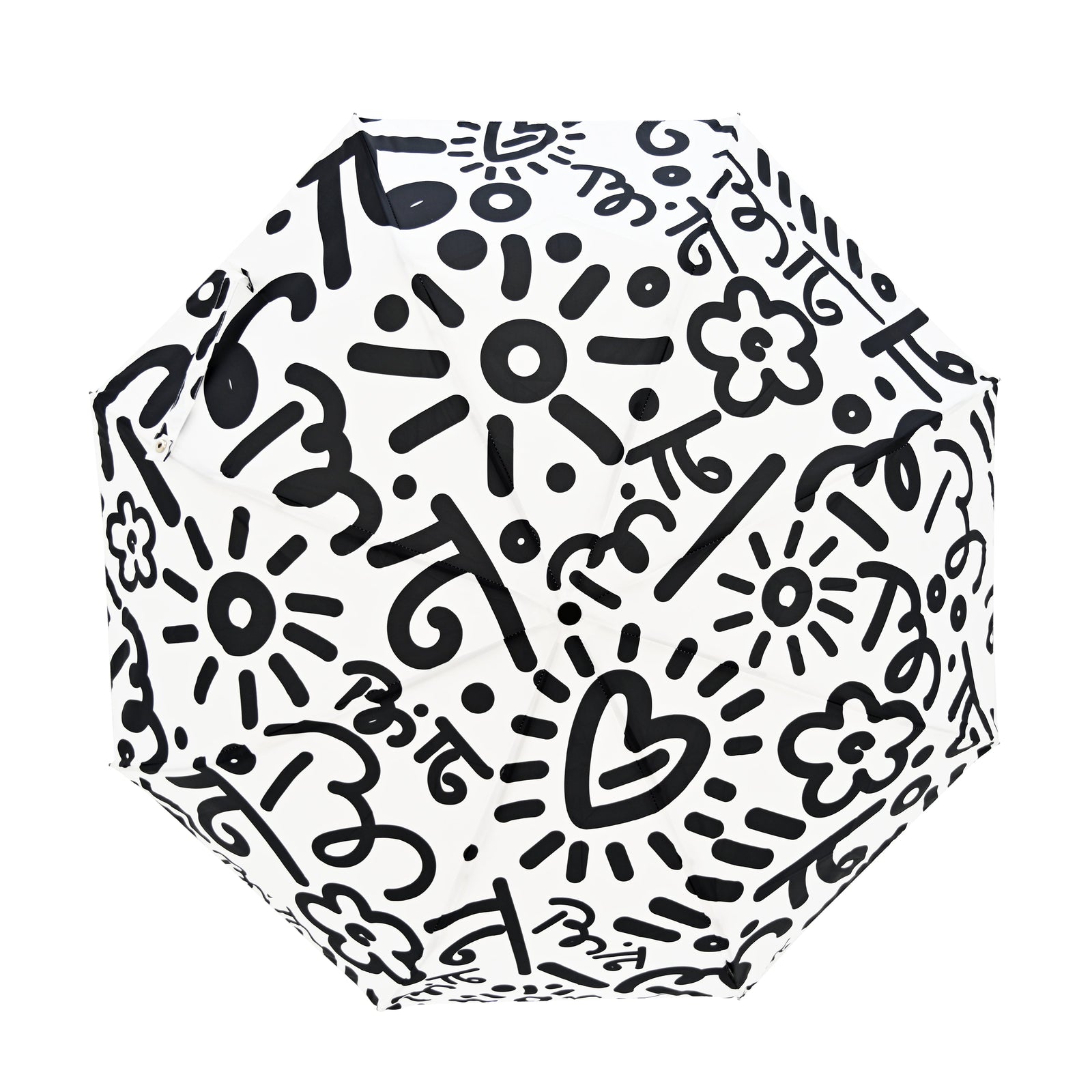 BRITTO® UMBRELLA - WHITE GRAFFITI