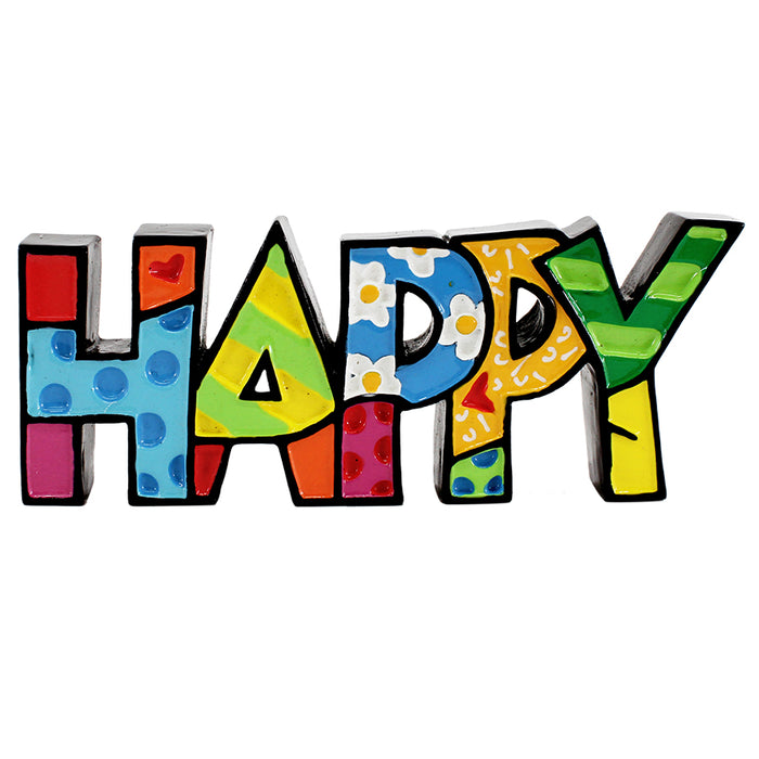 HAPPY - Mini Word Figurine