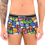 BRITTO BOXER BRIEFS - COLORFUL LANDSCAPE - M