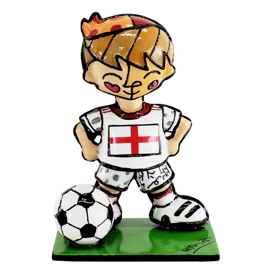 Romero Britto england soccer mini figurine  colorful pop art design