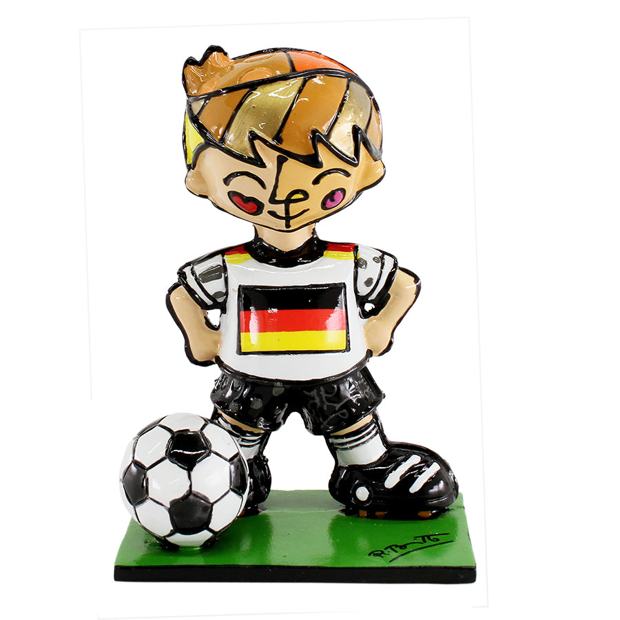 Romero Britto germany soccer mini figurine  colorful pop art design