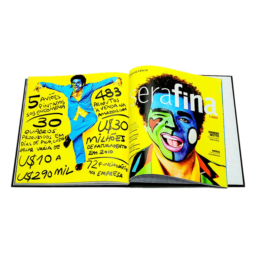 COFFEE TABLE BOOK - ROMERO BRITTO - VIP EDITION (BLACK)