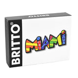 BRITTO RUBBER MAGNET - MIAMI (WORD)