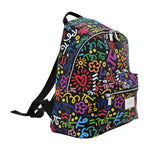 BRITTO® Eco Leather Backpack Large - GRAFFITI COLORFUL
