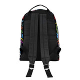 BRITTO® Eco Leather Backpack Large - GRAFFITI COLORFUL