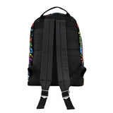 BRITTO® Vegan Leather Backpack Large - GRAFFITI COLORFUL