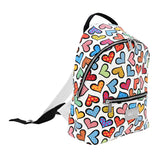 BRITTO® Vegan Leather Backpack Small - HEARTS