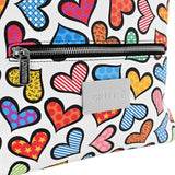 BRITTO® Vegan Leather Backpack Small - HEARTS