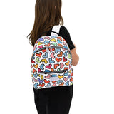 BRITTO® Vegan Leather Backpack Small - HEARTS