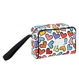 BRITTO® Vegan Leather Toiletry Bag - HEARTS