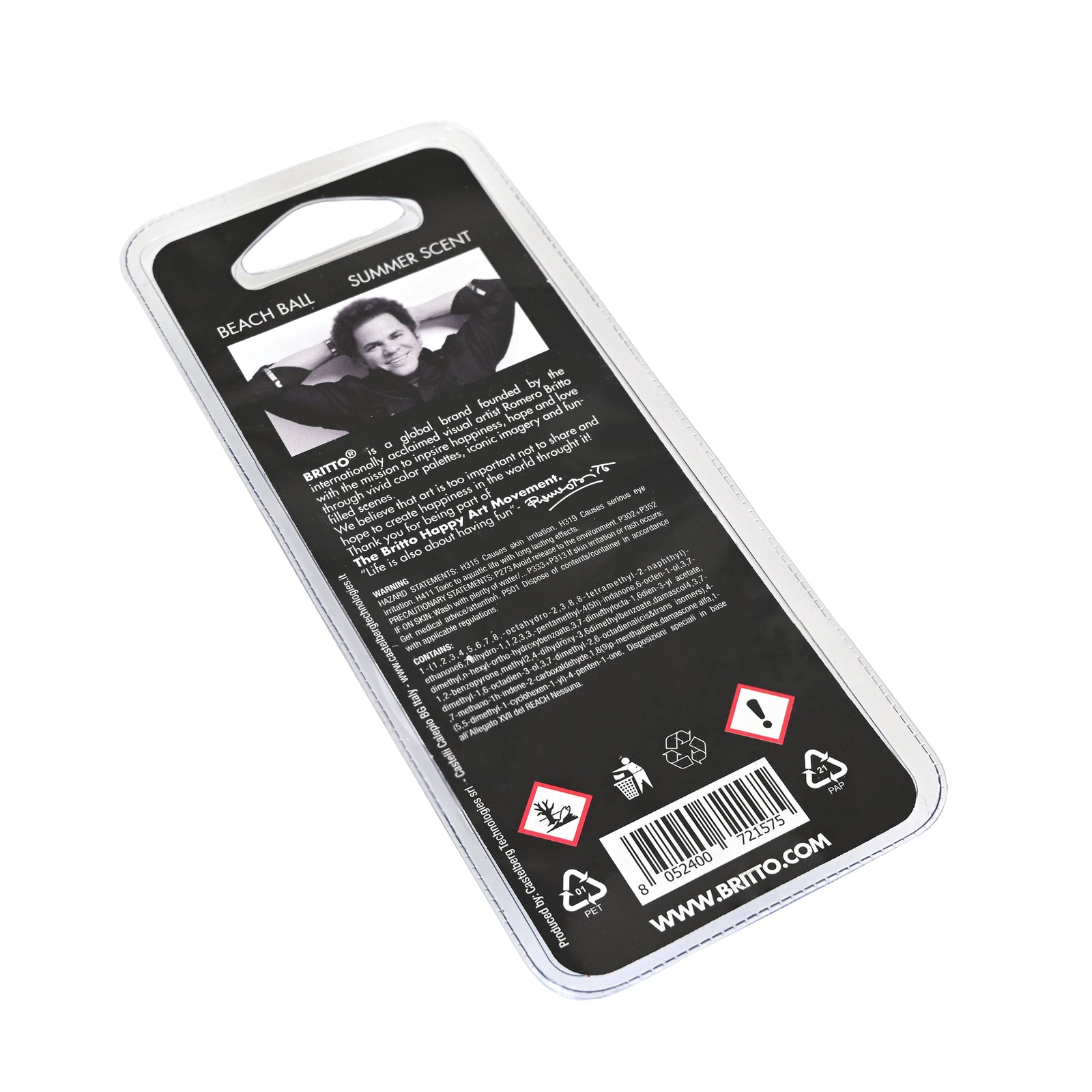 Romero Britto britto car air freshener beach  colorful pop art design