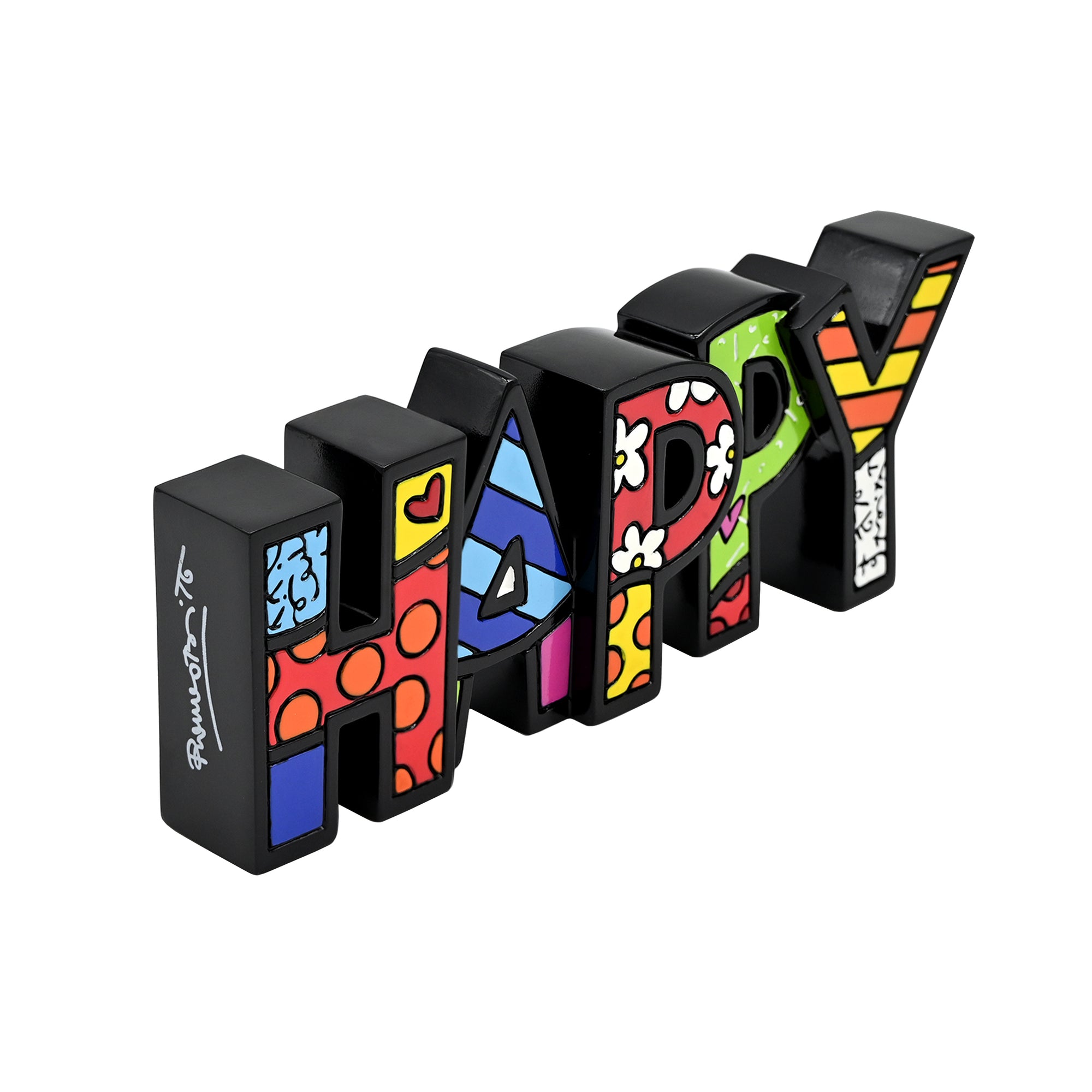 Happy Collectible Figurine by Romero Britto | Resin Decorative Art