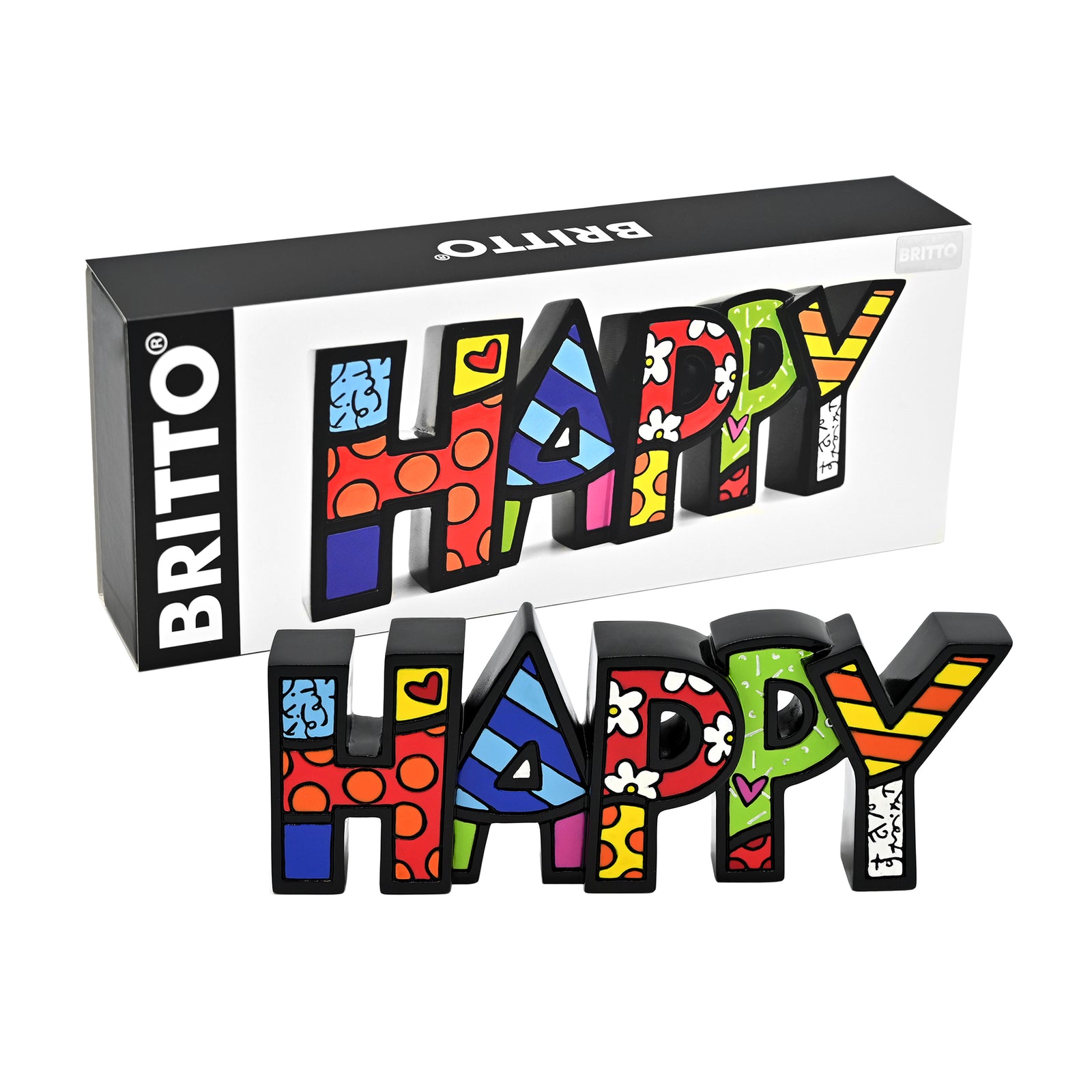 Happy Britto Word Figurine