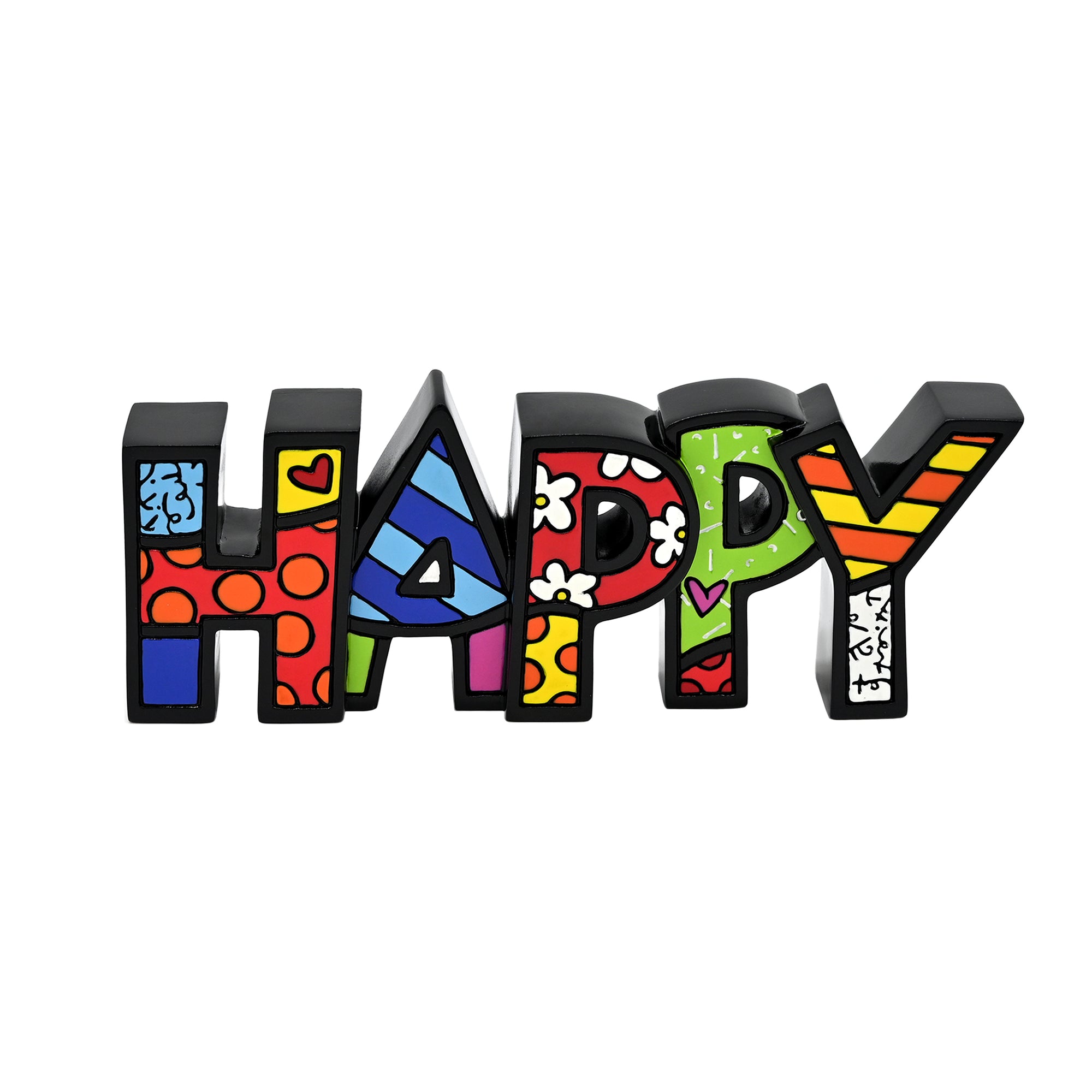 Happy Collectible Figurine by Romero Britto | Resin Decorative Art