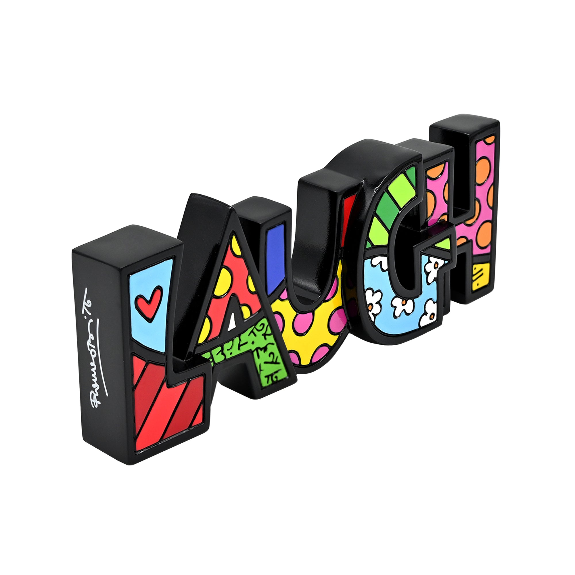 Laugh Collectible Figurine by Romero Britto | Resin Decorative Art