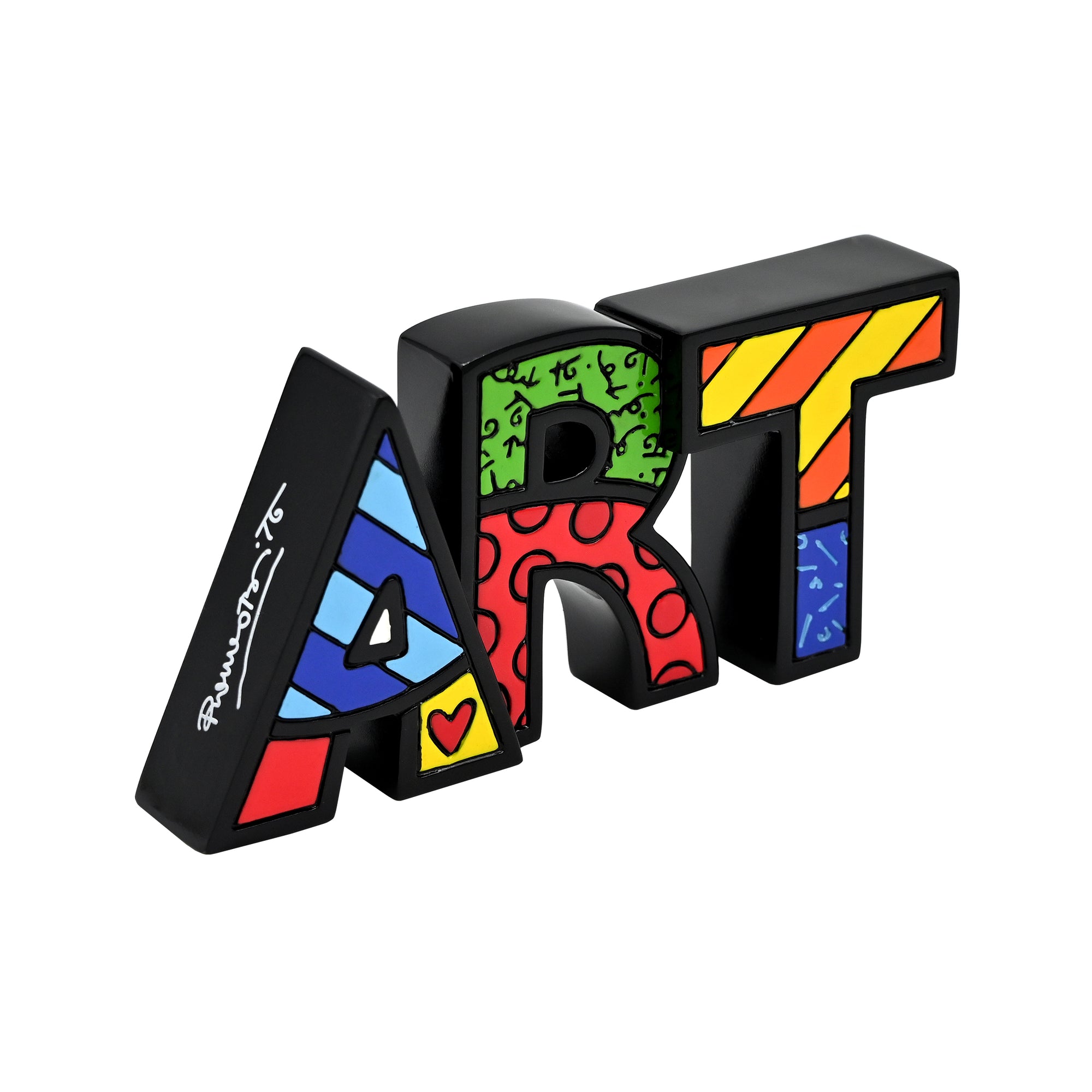 Art Collectible Figurine by Romero Britto | Resin Decorative Art