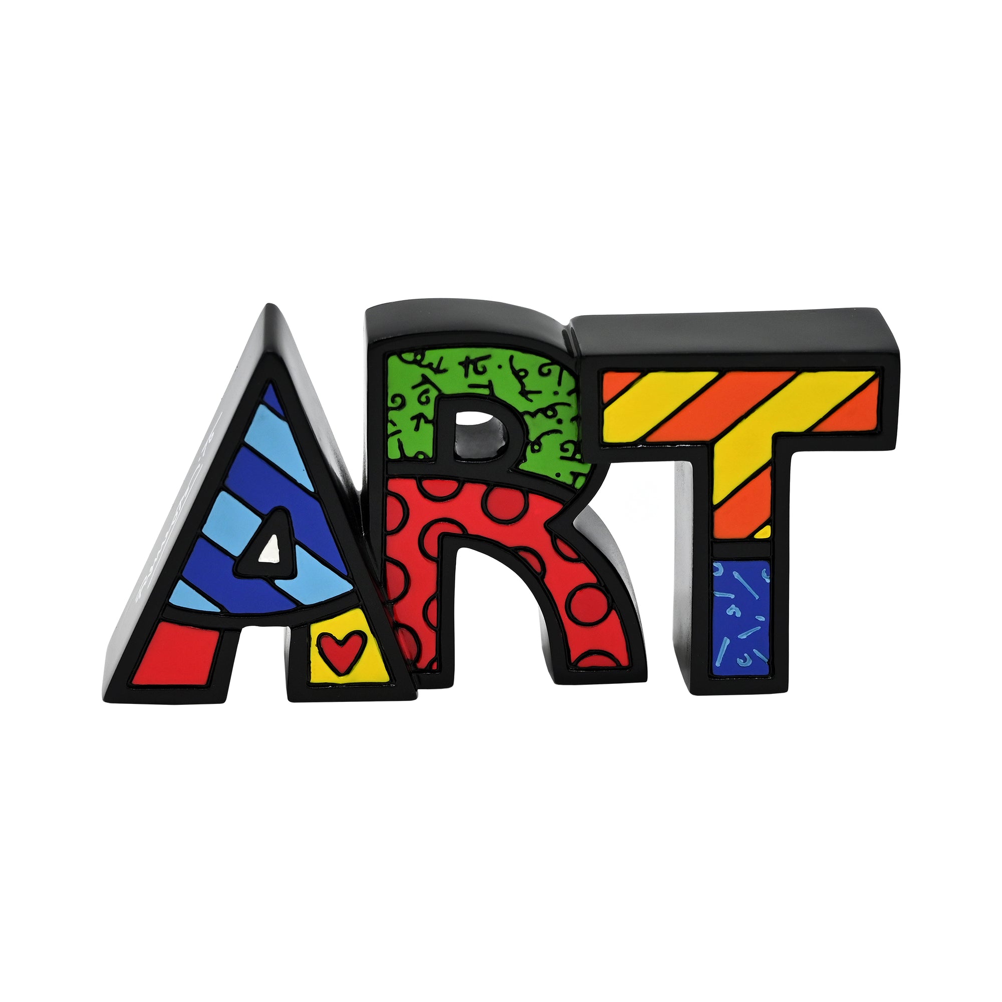 Art Collectible Figurine by Romero Britto | Resin Decorative Art