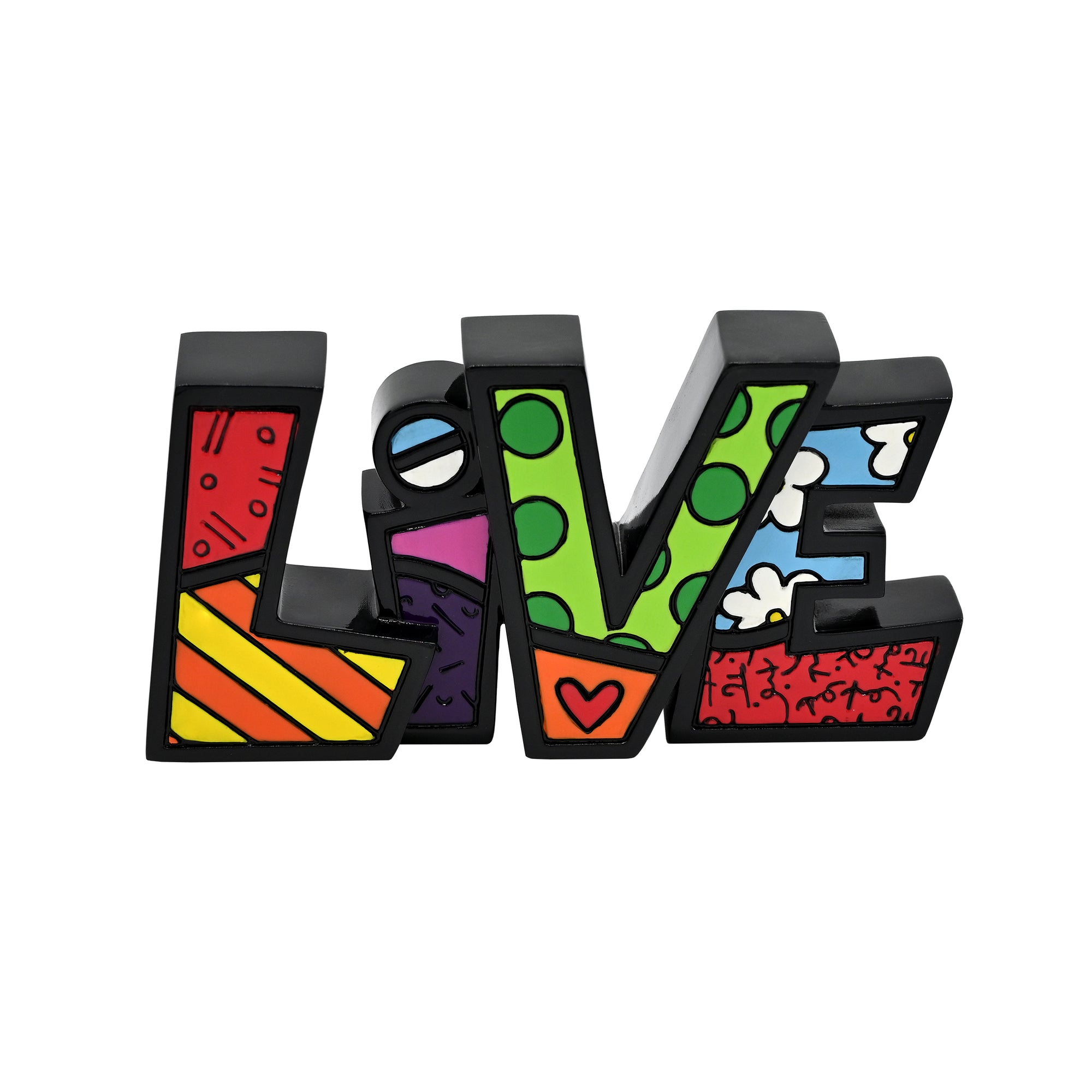 Live Collectible Figurine by Romero Britto | Resin Decorative Art