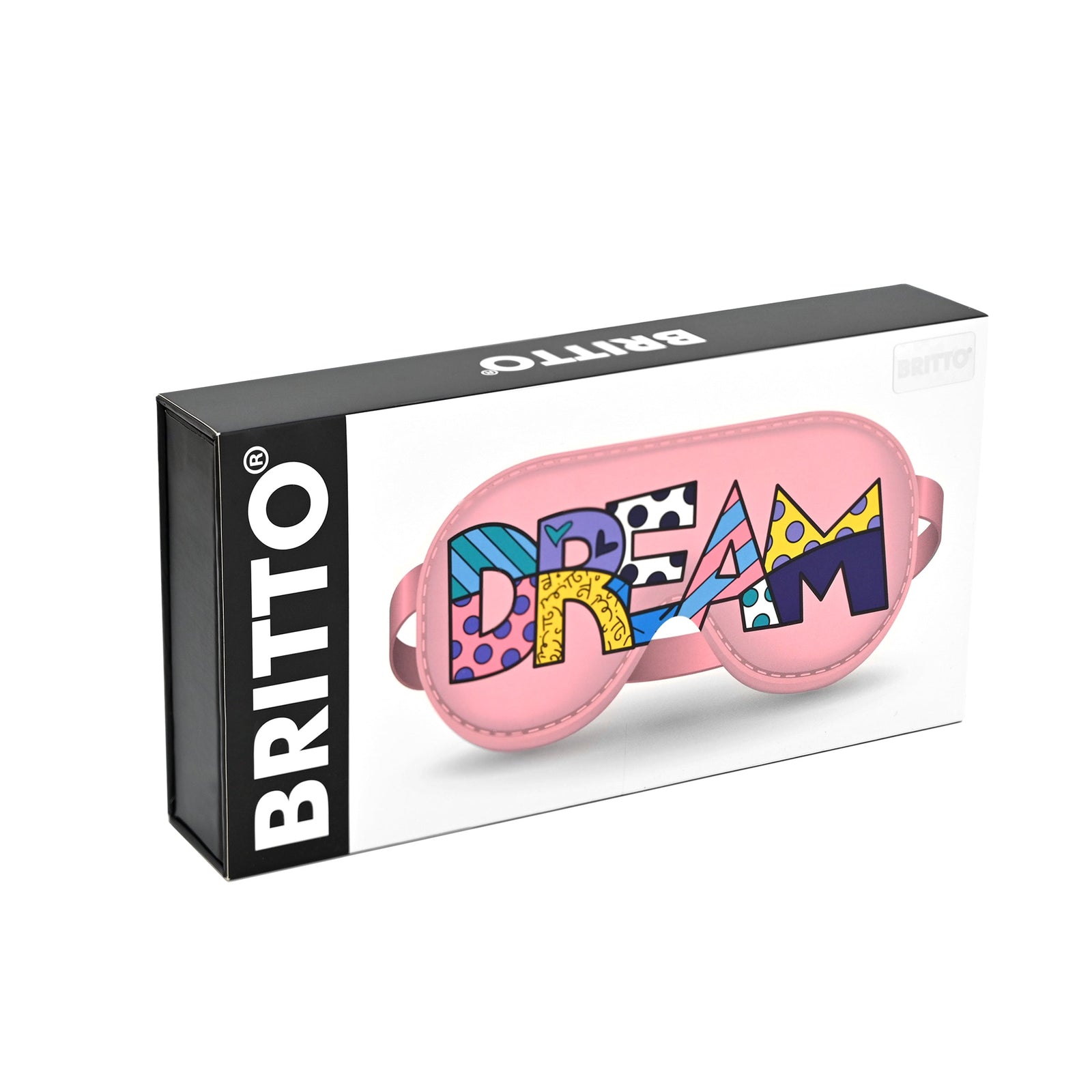 Romero Britto britto sleep mask dream 100  colorful pop art design