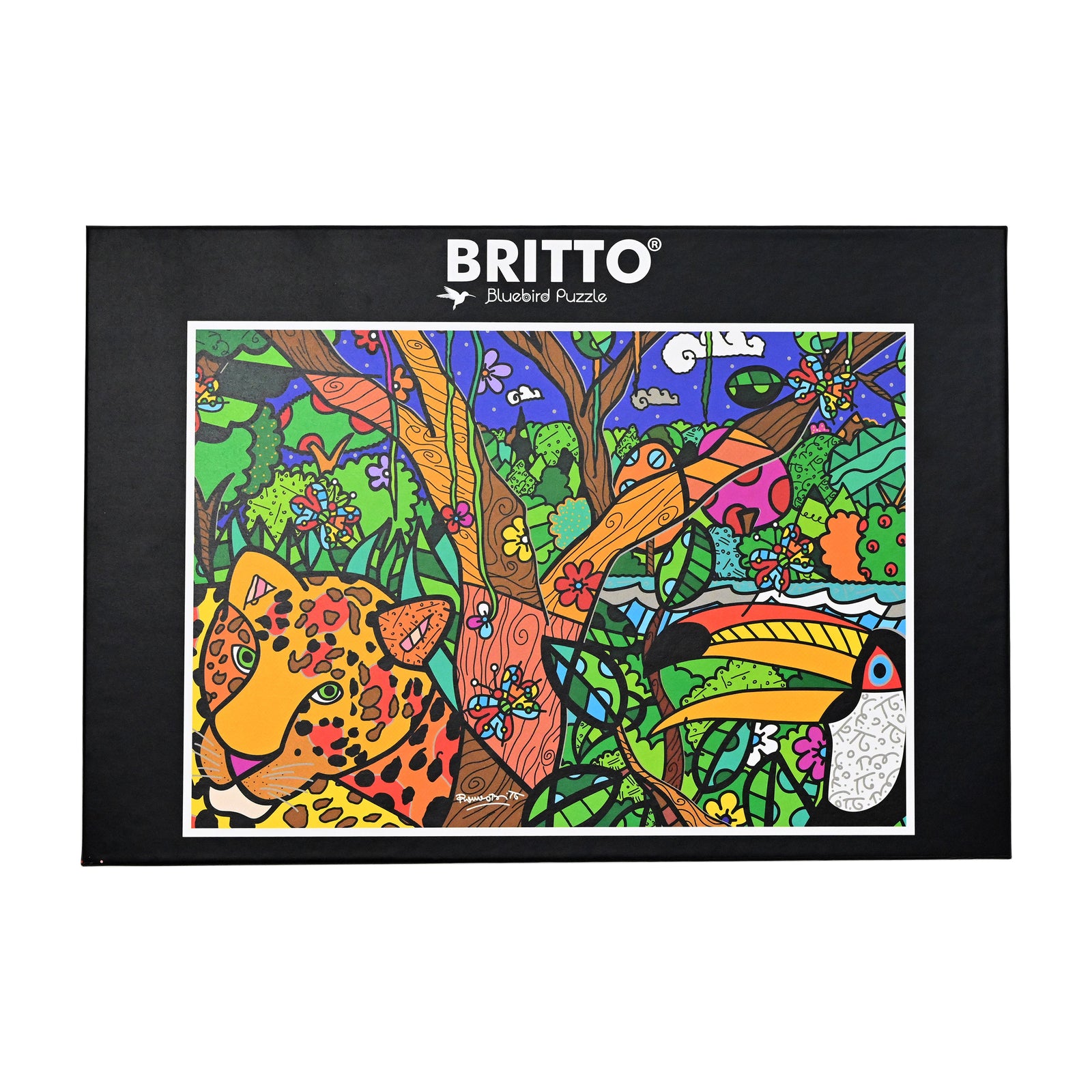 modern pop art amazon britto puzzle 1000 pieces  vibrant home decor