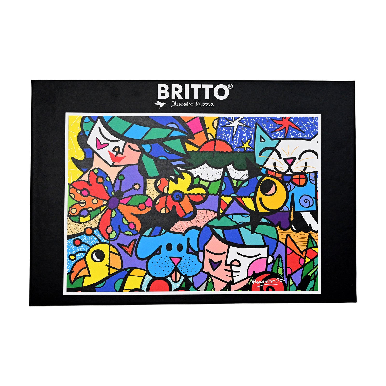 modern pop art britto garden britto puzzle 1000  vibrant home decor