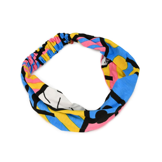 BRITTO® HEADBAND - COLORFUL LANDSCAPE - Pink