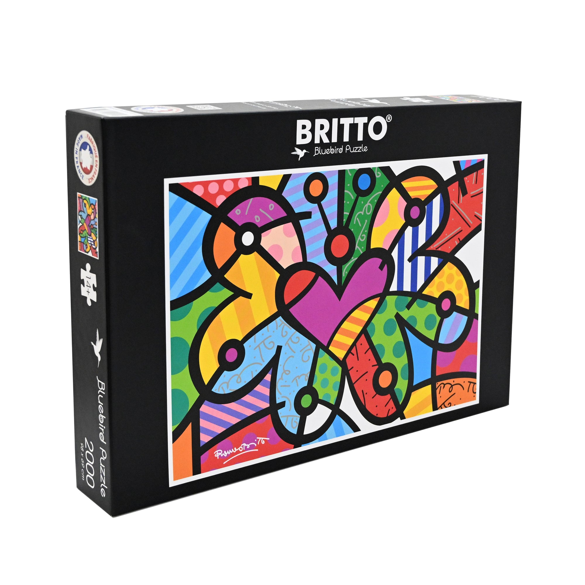 Heart Butterfly Britto Puzzle 2000 Pieces - Shop Britto