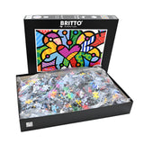 BRITTO JIGSAW PUZZLE - HEART BUTTERFLY - 2000 PCS (BP F90025)