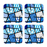 BRITTO® COASTERS - BLUE LANDSCAPE