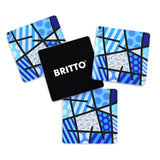 BRITTO® COASTERS - BLUE LANDSCAPE