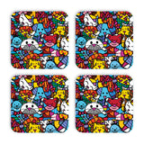 BRITTO COASTERS - BEST FRIENDS (SQUARE)