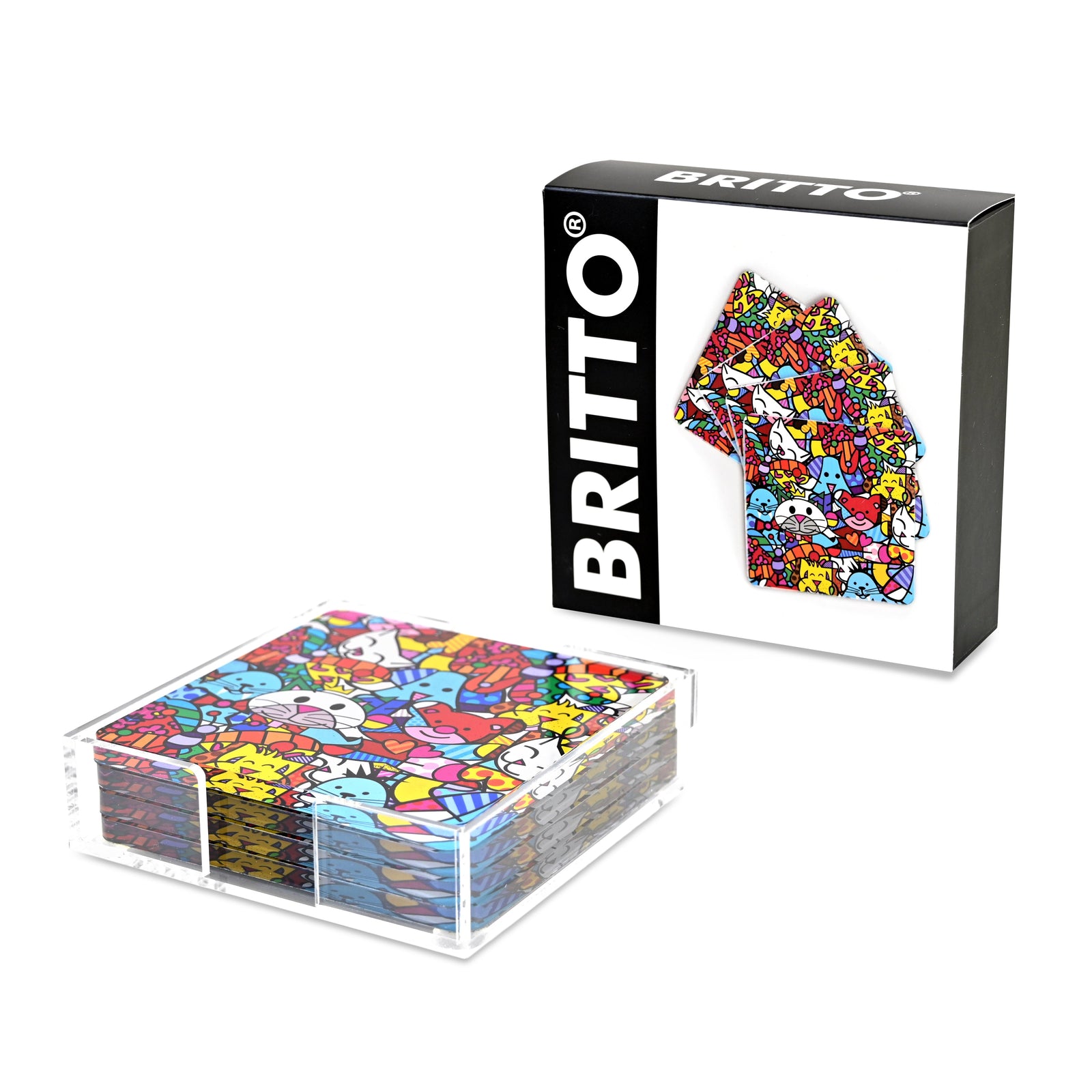 BRITTO COASTERS - BEST FRIENDS (SQUARE)
