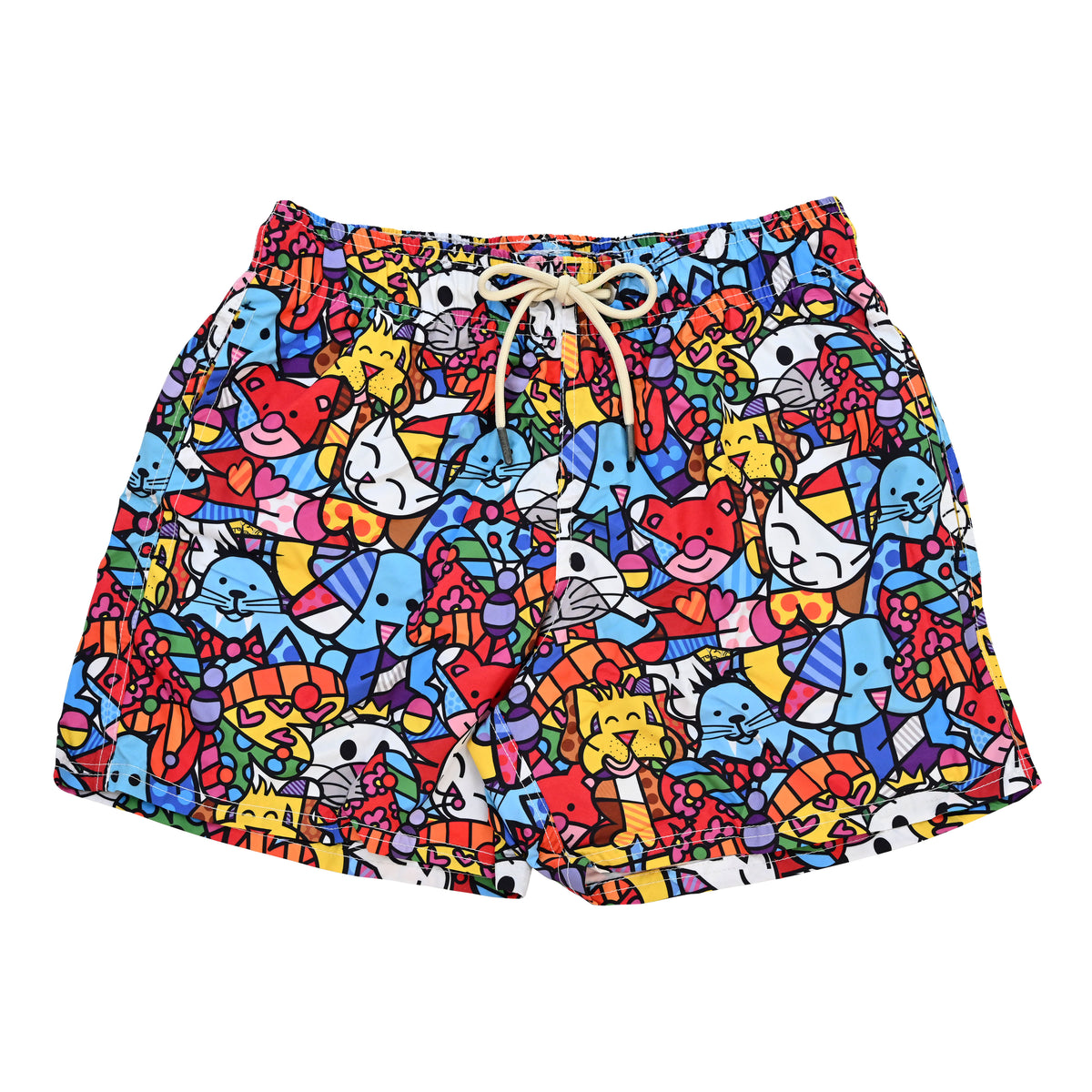 best friends britto shorts for  colorful decorative collectible gift idea