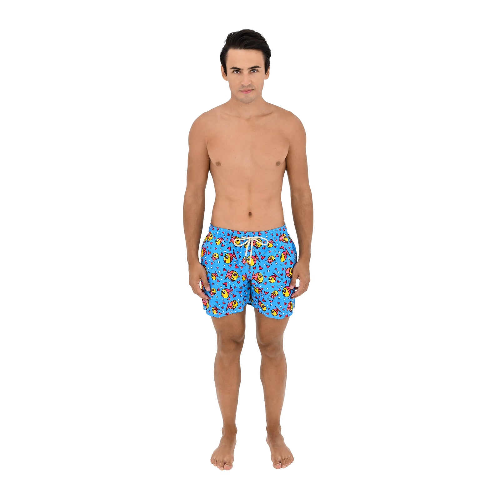 Romero Britto limited edition britto shorts deeply  contemporary pop art piece