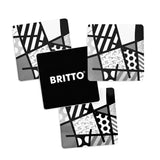 BRITTO® COASTERS - BLACK LANDSCAPE