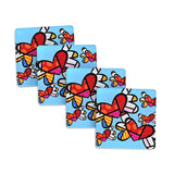 BRITTO® COASTERS - LOVE IS IN THE AIR