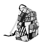 BRITTO® Vegan Leather Backpack Large - BLACK LANDSCAPE