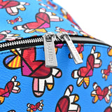BRITTO® Eco Leather Backpack Small - FLYING HEARTS