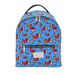 BRITTO® Vegan Leather Backpack Small - FLYING HEARTS