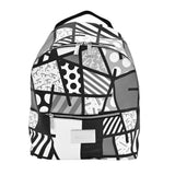 BRITTO® Eco Leather Backpack Small - BLACK LANDSCAPE