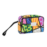 BRITTO® Vegan Leather Toiletry Bag - COLORFUL LANDSCAPE